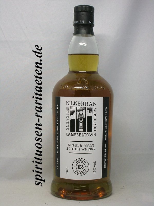 Kilkerran 12 Y. Campbeltown Single Malt Scotch Whisky 0,7 L.  46%