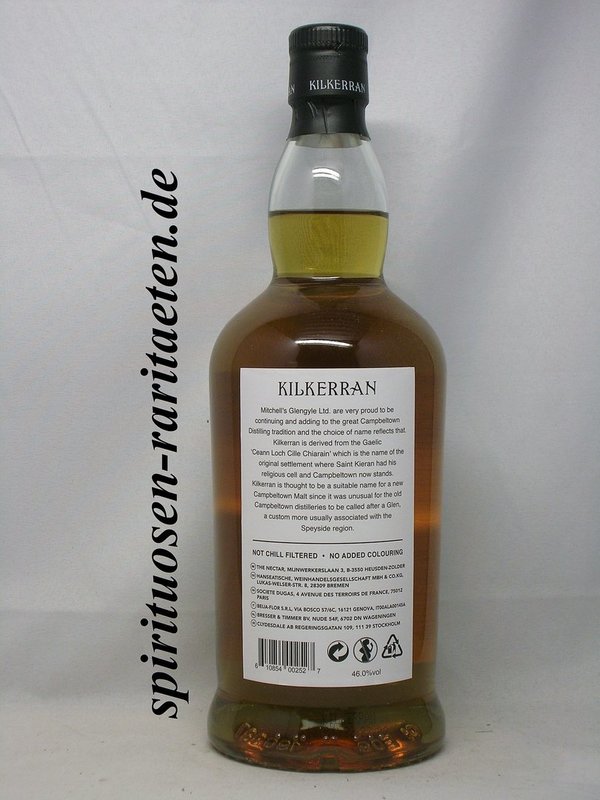 Kilkerran 12 Y. Campbeltown Single Malt Scotch Whisky 0,7 L.  46%