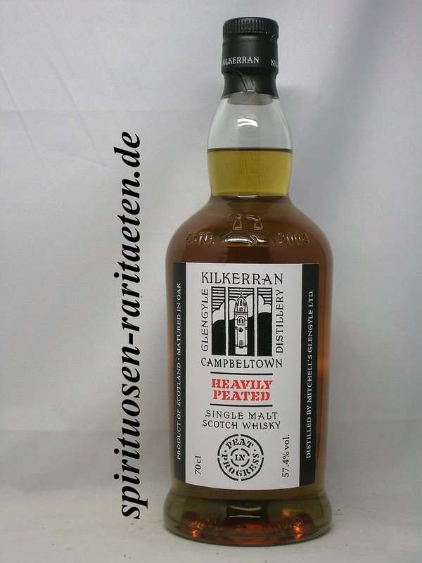 Kilkerran Heavily Peated Campbeltown Single Malt Scotch Whisky 0,7 L.  57,4% Batch No. 6