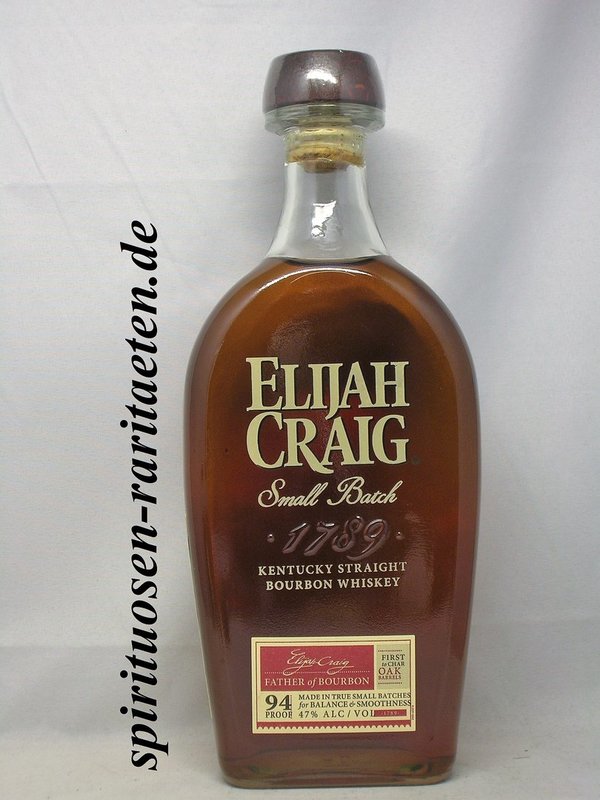 Elijah Craig Small Batch 0,7 L. 47% Kentucky Straight Bourbon Whiskey