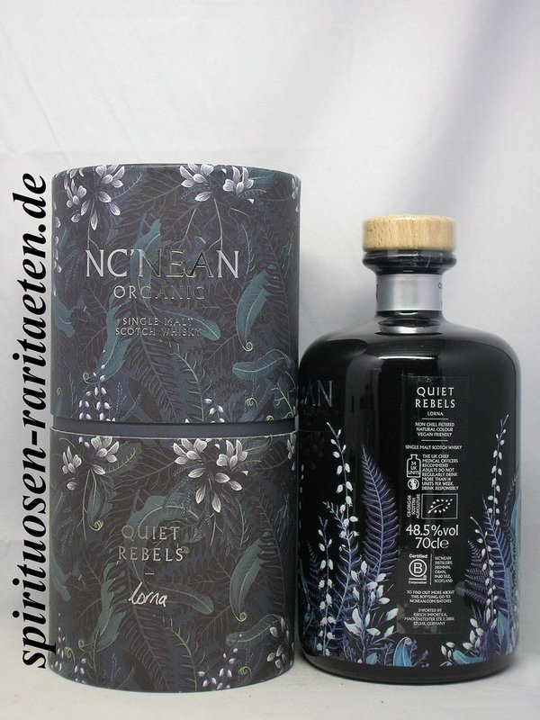 Nc'nean Organic Single Malt Scotch Whisky Quiet Rebels - Lorna 0,7 L. 48,5%
