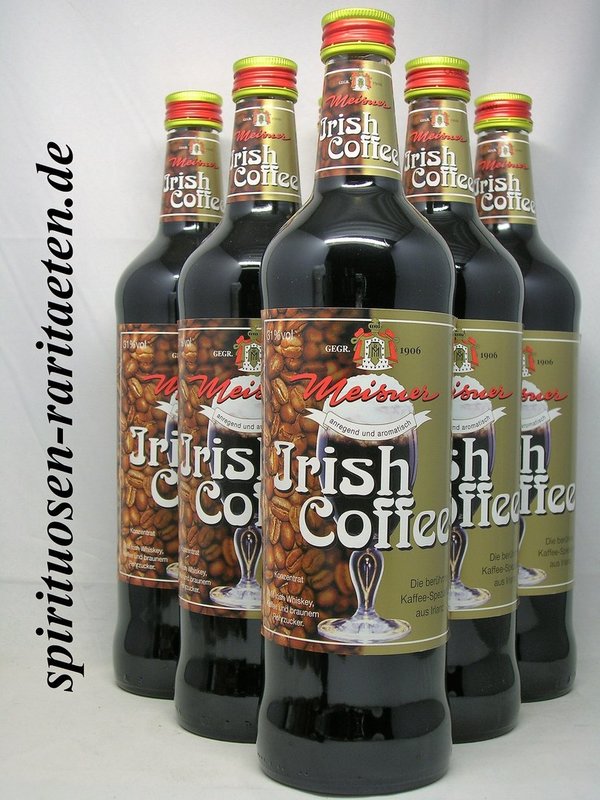 6 Flaschen Irish Coffee Konzentrat 0,7L. 31% mit Irish Whiskey