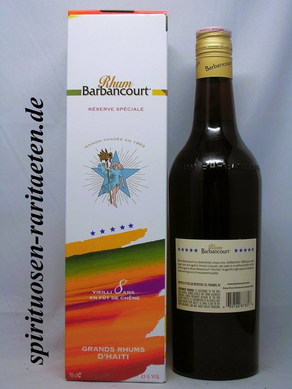 Barbancourt Rhum Reserve Speciale 8 Ans Haiti Rum 0,75 L. 43%