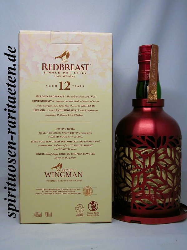 Redbreast 12 Y. Single Pot Still Irish Whiskey 0,7 L. 40% Bird Feeder