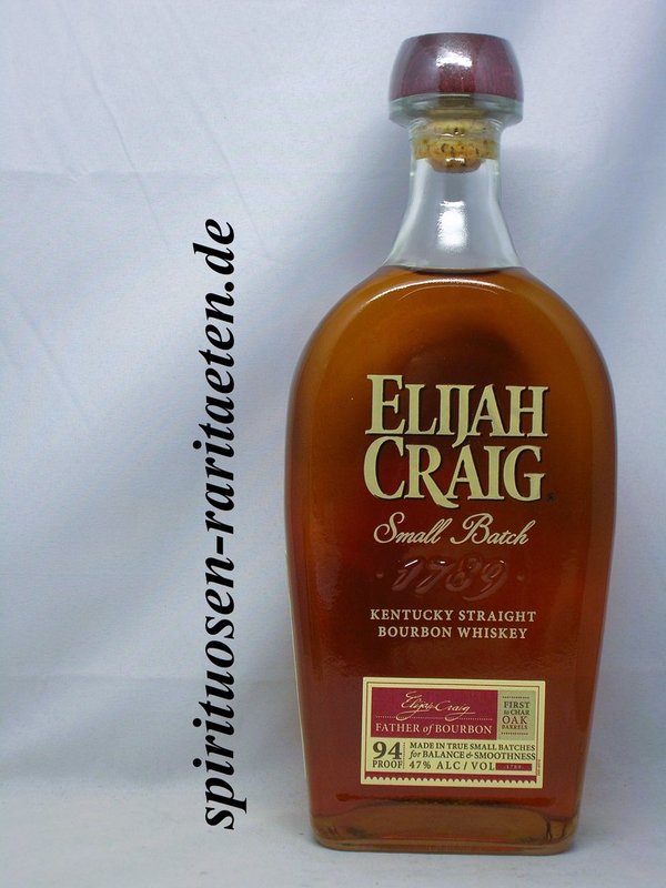 Elijah Craig Small Batch 0,75 L. 47% Kentucky Straight Bourbon Whiskey