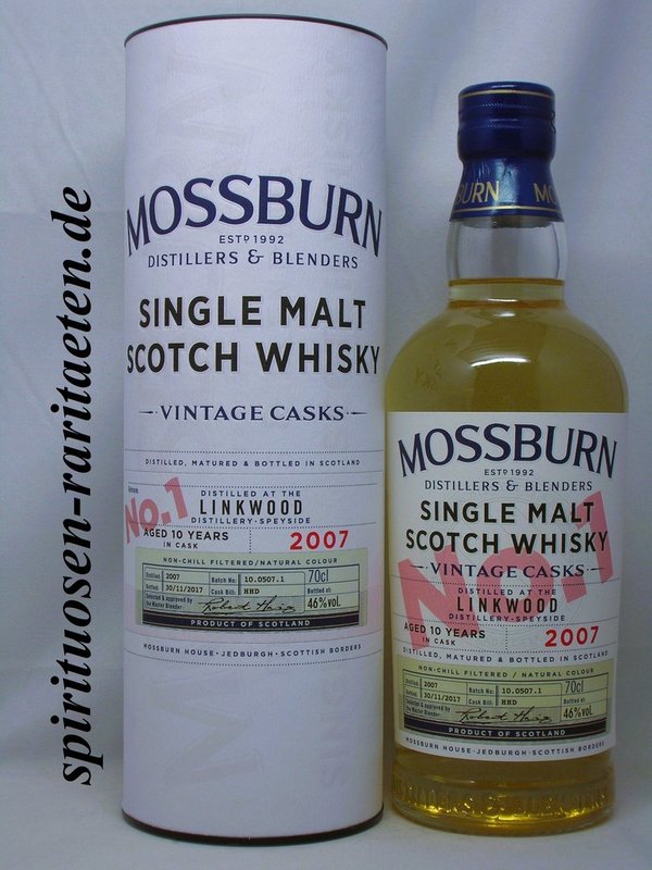 Mossburn Linkwood 10 Y. 2007 0,7 L. 46% SIngle Malt Scotch Whisky