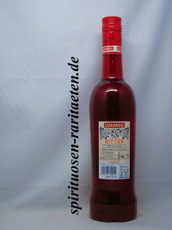 Luxardo Bitter Rosso 0,7 L. 25% Liquor Likör