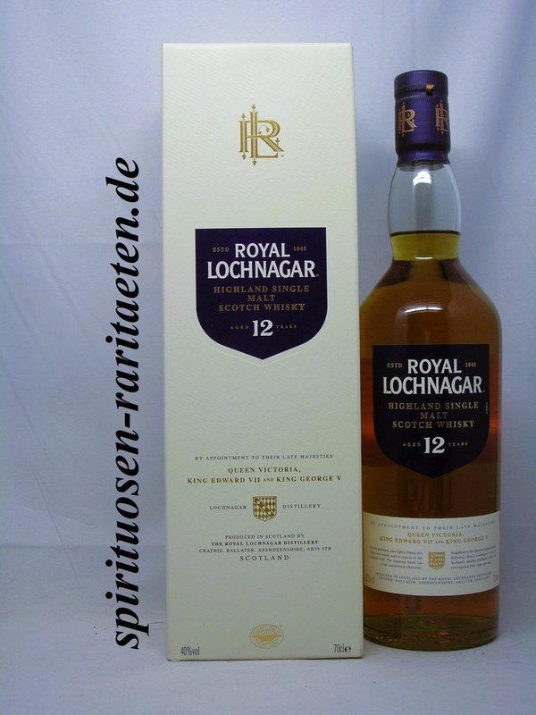Royal Lochnagar 12Y. Single Highland Malt Scotch Whisky 0,7 L. 40%