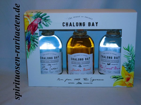 Chalong Bay Discovery Pack Natural Handcrafted Thai Rum 0,6 L. 40-47%