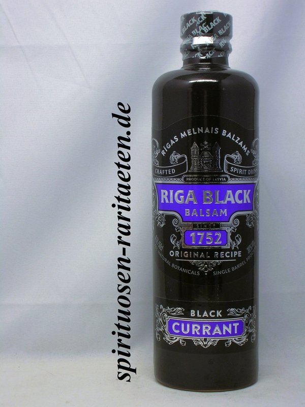 Riga Black Balsam 0,5 L. 30 % Black Currant Rigas Melnais Balzams Since 1752