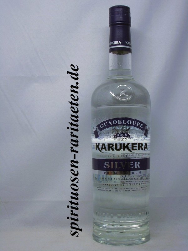 Karukera 40% Rhum Silver Agricole 0,7 L. Rum Guadeloupe