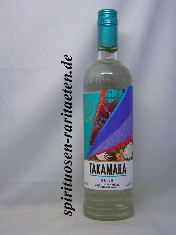 Takamaka Koko Rum Likör 0,7 L. 25% Seychelles St. Andre Series Est. 1792